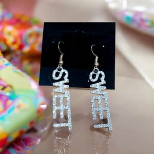 3 for $15 Silver Sweet Rhinestone Earrings